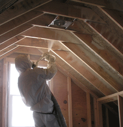 Akron OH attic spray foam insulation